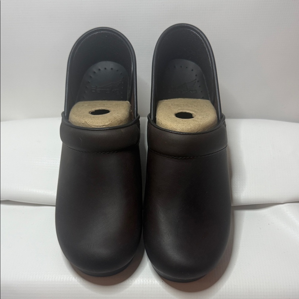 Dansko Professional Antique Brown/Blo Leather Mules